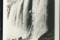miniature photo in a souvenir packet. postcard collection, waterfall, Niagara Falls, Niagara, New York
