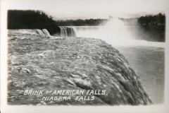 miniature photo in a souvenir packet. postcard collection, waterfall, Niagara Falls, Niagara, New York