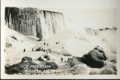 miniature photo in a souvenir packet. postcard collection, waterfall, Niagara Falls, Niagara, New York