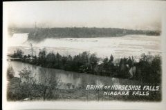 miniature photo in a souvenir packet. postcard collection, waterfall, Niagara Falls, Niagara, New York