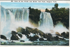 postcard collection, waterfall, The Falls, Niagara Falls, New York