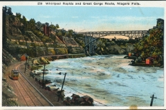 postcard collection, Whirlpool Rapids and Great Gorge Route, Niagara Falls, New York