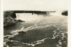 postcard collection, waterfall, The Falls, Niagara Falls, New York