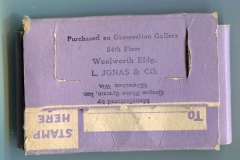 Souvenir Packet Book  - back flap