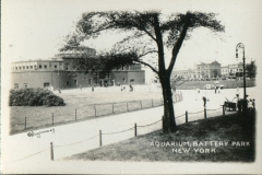 miniature photo in a souvenir packet. postcard collection, Battery Park, New York City, New York