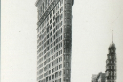 miniature photo in a souvenir packet. postcard collection, Flatiron Building, New York City, New York