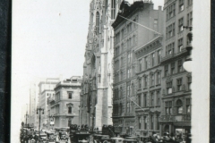 miniature photo in a souvenir packet. postcard collection, St. Patrick's Cathedral, New York City, New York