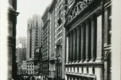 miniature photo in a souvenir packet. postcard collection, Stock Exchange, New York City, New York, 1913