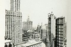 miniature photo in a souvenir packet. postcard collection, Woolworth Building, New York City, New York, 1917