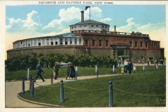 postcard collection, Aquarium, New York City, New York