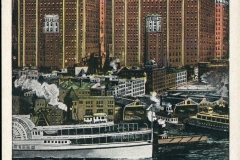 postcard collection, Hudson Terminal, New York City, New York