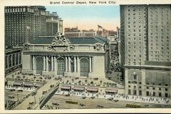 postcard collection, Grand Central Depot, New York City, New York