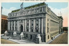 postcard collection, US Custom House, New York City, New York