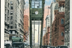 postcard collection, Traffic Tower, New York City, New York