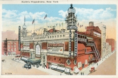 postcard collection, Keith's Hippodrome, New York City, New York