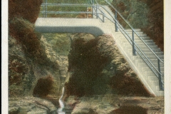 ME Cole, postcard collection, waterfall, Watkins Glen, New York