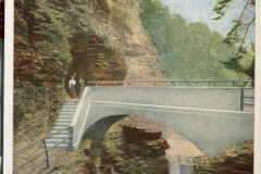 postcard collection, waterfall, Watkins Glen, New York