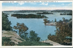 postcard collection, Canadian Island, Thousand Islands, New York
