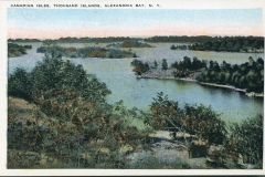 postcard collection, Canadian Isles, Thousand Islands, New York