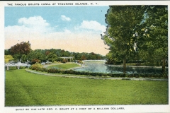 postcard collection, Boldts Canal, Thousand Islands, New York