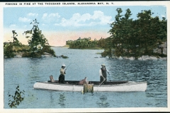 Boats, postcard collection, Alexandria Bay, Thousand Islands, New York