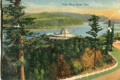 "Columbia River Highway", packet book, back cover. postcard collection, Columbia River Highway, Crown Point, Oregon