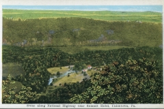 postcard collection, National highway, Uniontown area, Pennsylvania