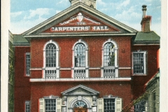postcard collection, Carpenter's Hall, Philadelphia, Pennsylvania