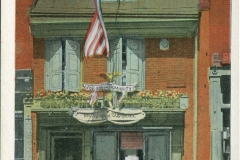 postcard collection, Betsy Rosss house, Philadelphia, Pennsylvania