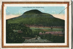 "Chattanooga Tenn. The Dream of Dixie and Historical Vicinity", souvenier packet book, back cover. postcard collection, Lookout Mountain, Chattanooga, Tennessee