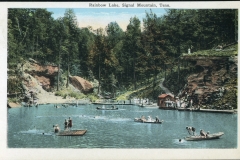 postcard collection, Rainbow Lake, Signal Mountain, Chattanooga area, Tennessee