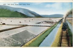 postcard collection, Salt Beds, Great Salt Lake, Utah