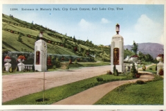 postcard collection, Memory Park, City Creek Canyon, Utah