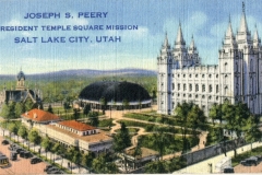 postcard collection, Temple, Salt Lake City, Utah