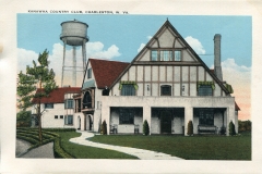 a panel in the accordian fold packet. Margaret McGrew, postcard collection, Kanawha Country Club, Charleston, West Virginia