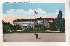 a panel in the accordian fold packet. Margaret McGrew, postcard collection, Edgwood Country club, Charleston, West Virginia